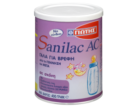 Γιώτης Sanilac AC Γάλα  Για Βρέφη Που Υποφέρουν Από Κολικούς, 400gr