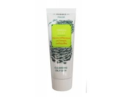 Korres Mask Green Clay Μάσκα Καθαρισμού Πράσινη Άργιλος, 18ml  Korres Mask Green Clay Μάσκα Καθαρισμού Πράσινη Άργιλος, 18ml