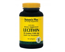 Nature's Plus Lecithin 1200mg Συμπλήρωμα Διατροφής με Λεκιθίνη, 90 μαλακές κάψουλες
