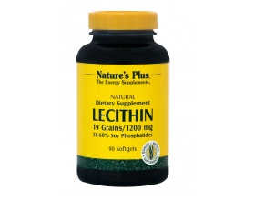 Nature's Plus Lecithin 1200mg Συμπλήρωμα Διατροφής με Λεκιθίνη, 90 μαλακές κάψουλες