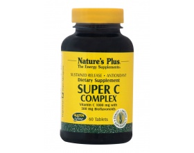 Nature's Plus Super C Complex 1000 mg,60 ταμπλέτες βραδειάς αποδέσμευσης