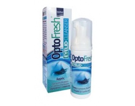 Intermed Optofresh Eyelid Cleanser , Αφρός Καθαρισμού & Περιποίησης των Ερεθισμένων Βλεφάρων με Υδατικά Αποστάγματα Χαμομηλιού & Ευφρασίας 50ml   Intermed Optofresh Eyelid Cleanser , Αφρός Καθαρισμού & Περιποίησης των Ερεθισμένων Βλεφάρων με Υδατικά Αποστάγματα Χαμομηλιού & Ευφρασίας 50ml