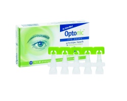 Intermed Optonic Drops Οφθαλμικές Σταγόνες με Υαλουρονικό Οξύ για Ενυδάτωση των Ματιών , 10 αμπούλες μίας χρήσης  