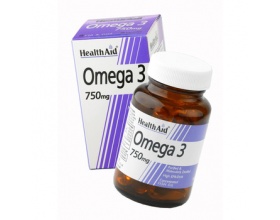 Health Aid Ωμέγα 3 (750mg)-Ιχθυέλαιο 60 κάψουλες