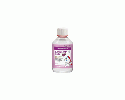 Frezyderm Mouthwash Sensiteeth Kids, Φθοριούχο στοματικό διάλυμα για παιδιά εμπλουτισμένο με ασβέστιο 250ml Frezyderm Mouthwash Sensiteeth Kids, Φθοριούχο στοματικό διάλυμα για παιδιά εμπλουτισμένο με ασβέστιο 250ml