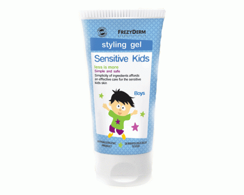 Frezyderm Sensitive Kids Styling Gel, Απαλό gel για δυνατό κράτημα, ειδικά σχεδιασμένο για την φυσιολογική, ευαίσθητη ή ερεθισμένη παιδική επιδερμίδα 100ml Frezyderm Sensitive Kids Styling Gel, Απαλό gel για δυνατό κράτημα, ειδικά σχεδιασμένο για την φυσιολογική, ευαίσθητη ή ερεθισμένη παιδική επιδερμίδα 100ml