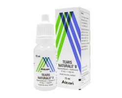 Alcon Tears Naturale II Med Λιπαντικές Οφθαλμικές Σταγόνες σε Διάλυμα, 15 ml 