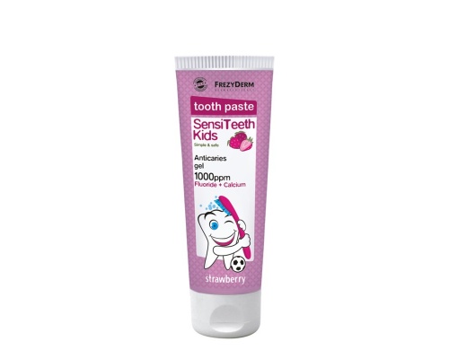 Frezyderm SensiTeeth Kids Tooth Paste 1.000ppm Κατά της τερηδόνας, για παιδιά από 6 ετών Φθόριο 1.000ppm και Ασβέστιο 50ml Frezyderm SensiTeeth Kids Tooth Paste 1.000ppm Κατά της τερηδόνας, για παιδιά από 6 ετών Φθόριο 1.000ppm και Ασβέστιο 50ml