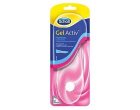 Scholl, Gelactiv Flat Shoes, Καινοτομικοί Ανατομικοί Πάτοι για εξαιρετική Άνεση στα Παπούτσια Χωρίς Τακούνι, 1 ζευγάρι