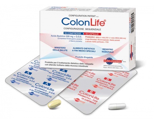 BIONAT Colon Life Καινοτόμο φυσικό προϊόν για παθήσεις του παχέος εντέρου 10 δισκία + 10 κάψουλες BIONAT Colon Life Καινοτόμο φυσικό προϊόν για παθήσεις του παχέος εντέρου 10 δισκία + 10 κάψουλες