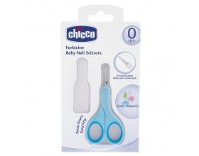 Chicco Ψαλιδάκι για νεογέννητα για ασφαλή υγιεινή των παιδιών 0m+, REF 5912-20 Σιέλ