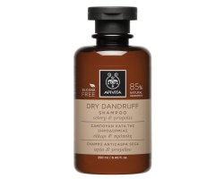 Apivita Dry Dandruff Shampoo Σαμπουάν κατά της Ξηροδερμίας, με Σέλετι & Πρόπολη, 250ml  Apivita Dry Dandruff Shampoo Σαμπουάν κατά της Ξηροδερμίας, με Σέλετι & Πρόπολη, 250ml