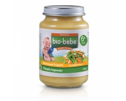 Bio-Bebe Nutrition Βιολογική Βρεφική Τροφή Πουρές Λαχανικών, από τον 6ο μήνα, 200 gr (ΗΜ/ΝΙΑ ΛΗΞΗΣ 04/2019)