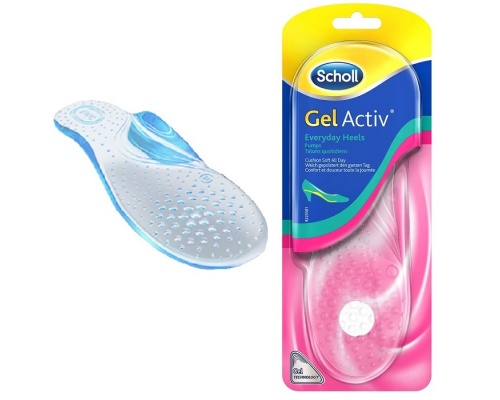 Scholl, Gelactiv Everyday Heels, Καινοτομικοί Ανατομικοί Πάτοι για Καθημερινή Άνεση στα Ψηλοτάκουνα Παπούτσια, 1 ζευγάρι