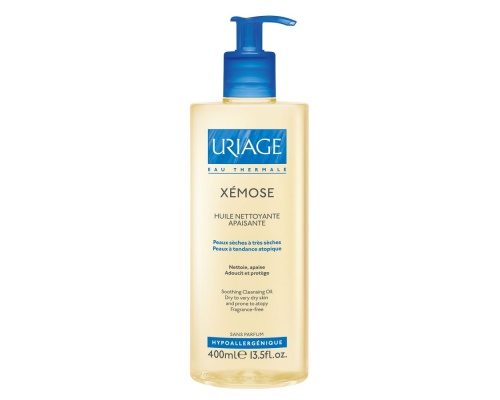 Uriage Xemose Huile Lavante Apaisante Λάδι Καθαρισμού για την ξηρή-πολύ ξηρή με τάση ατοπίας επιδερμίδα προσώπου και σώματος, 500ml
