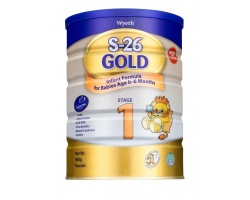 Wyeth S-26 GOLD ALFA PRO 1, Βρεφικό γάλα για βρέφη μέχρι και τον 6ο μήνα 400γρ Wyeth S-26 GOLD ALFA PRO 1, Βρεφικό γάλα για βρέφη μέχρι και τον 6ο μήνα 400γρ