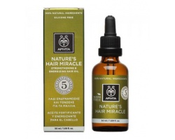 APIVITA Nature's Hair Miracle Λάδι Ενδυνάμωσης & Τόνωσης για τα Μαλλιά, με Πρόπολη & 5 Αιθέρια Έλαια, 50ml APIVITA Nature's Hair Miracle Λάδι Ενδυνάμωσης & Τόνωσης για τα Μαλλιά, με Πρόπολη & 5 Αιθέρια Έλαια, 50ml