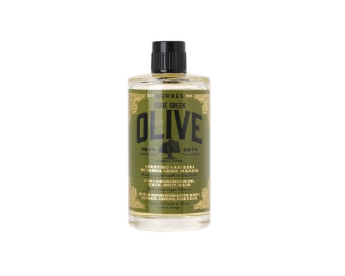 KORRES Pure Greek Olive Θρεπτικό Λάδι 3 Σε 1 για Πρόσωπο Σώμα & Μαλλιά 100ml 