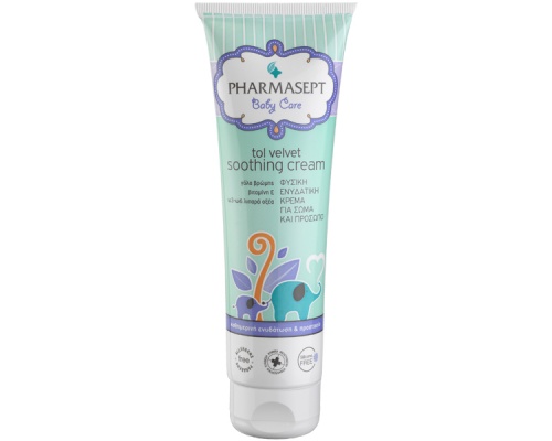 Tol Velvet Baby Soothing Cream Κρέμα φυσικής ενίσχυσης και περιποίησης για το ευαίσθητο δέρμα του Μωρού 150ml Tol Velvet Baby Soothing Cream Κρέμα φυσικής ενίσχυσης και περιποίησης για το ευαίσθητο δέρμα του Μωρού 150ml
