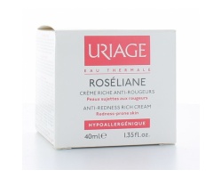 URIAGE Roseliane Creme Riche Anti-Rougeurs - Πλούσια Ενυδατική Κρέμα Προσώπου κατά της Ερυθρότητας 40ml  URIAGE Roseliane Creme Riche Anti-Rougeurs - Πλούσια Ενυδατική Κρέμα Προσώπου κατά της Ερυθρότητας 40ml