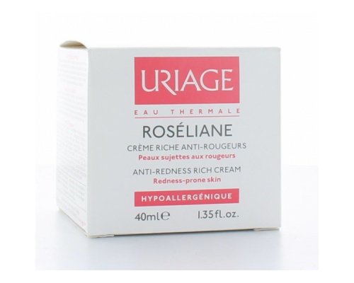URIAGE Roseliane Creme Riche Anti-Rougeurs - Πλούσια Ενυδατική Κρέμα Προσώπου κατά της Ερυθρότητας 40ml  URIAGE Roseliane Creme Riche Anti-Rougeurs - Πλούσια Ενυδατική Κρέμα Προσώπου κατά της Ερυθρότητας 40ml