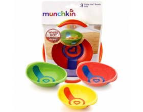  Munchkin, White Hot Bowls Μπολ Γεύματος με Ένδειξη Θερμότητας 3τμχ