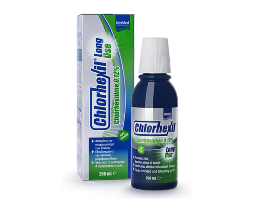 Intermed Chlorhexil 0,12% Mouthwash Long Use Στοματικό Διάλυμα 250ml 