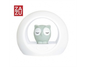  ZAZU Lou η Κουκουβάγια στο φεγγάρι Φώς grey Φώς Πορτατίφ νυχτός διπλό (2 σε 1) που ενεργοποιείτε με τη φωνή 