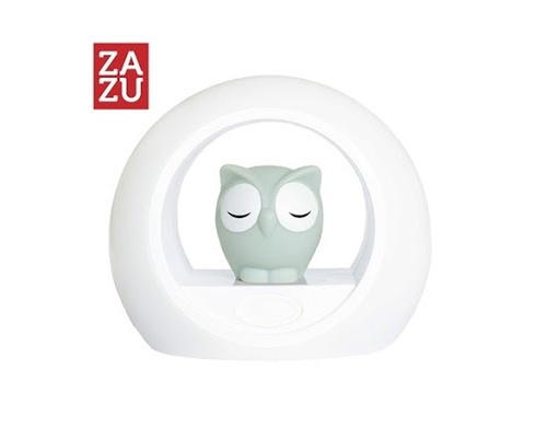 ZAZU Lou η Κουκουβάγια στο φεγγάρι Φώς grey Φώς Πορτατίφ νυχτός διπλό (2 σε 1) που ενεργοποιείτε με τη φωνή   ZAZU Lou η Κουκουβάγια στο φεγγάρι Φώς grey Φώς Πορτατίφ νυχτός διπλό (2 σε 1) που ενεργοποιείτε με τη φωνή