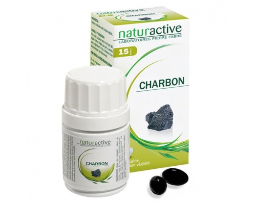 Naturactive Ενεργός Φυτικός Άνθρακας 28 Κάψουλες  Naturactive Ενεργός Φυτικός Άνθρακας 28 Κάψουλες