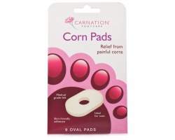 Vican Carnation Corn Pads Oval, Αυτοκόλλητα επιθέματα που προστατεύουν από την τριβή, 9τμχ Vican Carnation Corn Pads Oval, Αυτοκόλλητα επιθέματα που προστατεύουν από την τριβή, 9τμχ