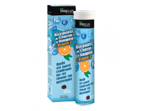 Inoplus Electrolytes with Ginseng, Guarana & Vitamin C, 20 eff. tablets Inoplus Electrolytes with Ginseng, Guarana & Vitamin C, 20 eff. tablets