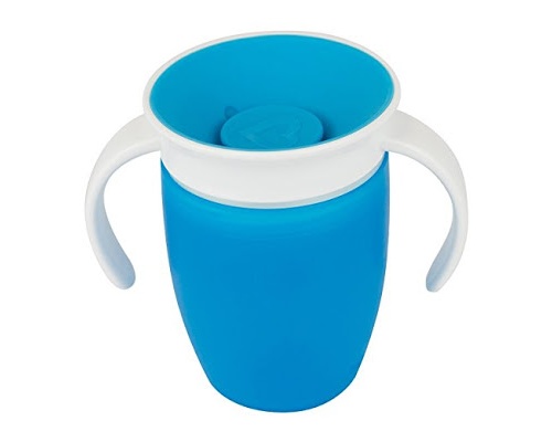  Munchkin, Miracle 360° Trainer Cup Κύπελλο Εκπαιδευτικό χρώματος Mπλέ 207ml