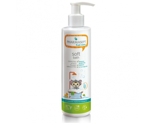 PHARMASEPT Kid Care Soft Bath Εξειδικευμένο παιδικό αφρόλουτρο χωρίς SLES/SLS για σώμα και ευαίσθητη περιοχή 500 ml  PHARMASEPT Kid Care Soft Bath Εξειδικευμένο παιδικό αφρόλουτρο χωρίς SLES/SLS για σώμα και ευαίσθητη περιοχή 500 ml