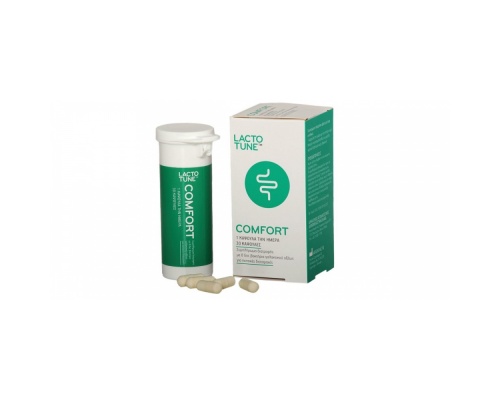 InnoVis LACTOTUNE Comfort συμπλήρωμα διατροφής με πρεβιοτικές ίνες Actilight® και 8 δισ. προβιοτικά βακτήρια γαλακτικού οξέος 30 κάψουλες InnoVis LACTOTUNE Comfort συμπλήρωμα διατροφής με πρεβιοτικές ίνες Actilight® και 8 δισ. προβιοτικά βακτήρια γαλακτικού οξέος 30 κάψουλες