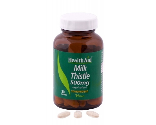 Health Aid Milk Thistle 500mg, 30 ταμπλέτες Health Aid Milk Thistle 500mg, 30 ταμπλέτες