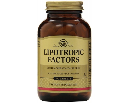 Solgar Lipotropic Factors Συμπλήρωμα διατροφής για τον έλεγχο του βάρους και της χοληστερίνης, 100tabs Solgar Lipotropic Factors Συμπλήρωμα διατροφής για τον έλεγχο του βάρους και της χοληστερίνης, 100tabs