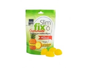 Intermed Slim fix Gummies 500mg Ζελεδάκια για την Απώλεια Βάρους με γλυκομαννάνη, με γεύση Ανανά, 42 gummies