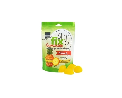 Intermed Slim fix Gummies 500mg Ζελεδάκια για την Απώλεια Βάρους με γλυκομαννάνη, με γεύση Ανανά, 42 gummies Intermed Slim fix Gummies 500mg Ζελεδάκια για την Απώλεια Βάρους με γλυκομαννάνη, με γεύση Ανανά, 42 gummies