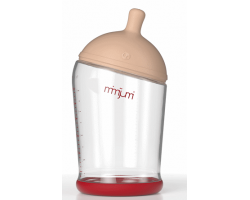 Babywise Mimijumi, Μπουκάλι Θηλασμού Πλαστικό με Θηλή Φαρμακευτικής Σιλικόνης, 240ml  