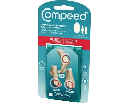 COMPEED Blisters Mixpack Επιθέματα για φουσκάλες 5 τεμάχια COMPEED Blisters Mixpack Επιθέματα για φουσκάλες 5 τεμάχια