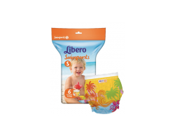 Libero Swimpants S, Πάνα Μαγιό μιας Χρήσης, 7-12Kg, 6τμχ   Libero Swimpants S, Πάνα Μαγιό μιας Χρήσης, 7-12Kg, 6τμχ