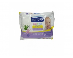 Septona, Calm n Care, Μωρομάντηλα Aloe Vera x 20, 1 τεμ.  Septona, Calm n Care, Μωρομάντηλα Aloe Vera x 20, 1 τεμ.