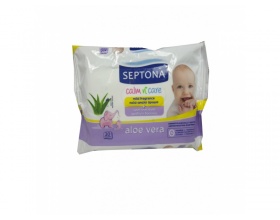  Septona, Calm n Care, Μωρομάντηλα Aloe Vera x 20, 1 τεμ.