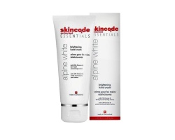 skincode ESSENTIALS, alpine white brightening hand cream, λευκαντική κρέμα χεριών, 75 ml