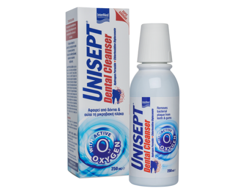 INTERMED Unisept Dental Cleanser Καθημερινή βελτίωση στοματικής υγιεινής 250ml