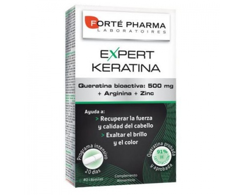 Forte Pharma Expert Keratine 500 mg, Βιοενέργη Κερατίνα Για Δυνατά Μαλλιά, 40caps Forte Pharma Expert Keratine 500 mg, Βιοενέργη Κερατίνα Για Δυνατά Μαλλιά, 40caps