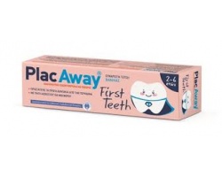 Plac Away First Teeth,Οδοντόκρεμα Για τα πρώτα δοντάκια, 50ml  Plac Away First Teeth,Οδοντόκρεμα Για τα πρώτα δοντάκια, 50ml