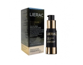 LIERAC Premium Yeux 15 ml, Κρέμα ματιών γεμίσματος των ρυτίδων έκφρασης και των βαθιών ρυτίδων, μέγιστη τροφή και αντιγήρανση, ολοκληρωμένη αντιγηραντική λύση για την περιοχή γύρω από τα μάτια LIERAC Premium Yeux 15 ml, Κρέμα ματιών γεμίσματος των ρυτίδων έκφρασης και των βαθιών ρυτίδων, μέγιστη τροφή και αντιγήρανση, ολοκληρωμένη αντιγηραντική λύση για την περιοχή γύρω από τα μάτια