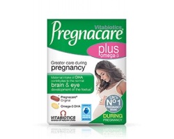 VITABIOTICS Pregnacare plus OMEGA 3- Ενισχυμένη φροντίδα κατά τη διάρκεια της εγκυμοσύνης και του θηλασμού με Ω3. 56 ταμπλέτες VITABIOTICS Pregnacare plus OMEGA 3- Ενισχυμένη φροντίδα κατά τη διάρκεια της εγκυμοσύνης και του θηλασμού με Ω3. 56 ταμπλέτες